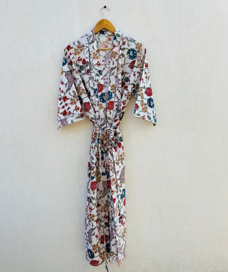 Floral Print Robes Bridesmaid Kimono Robe Floral Kimono - Etsy