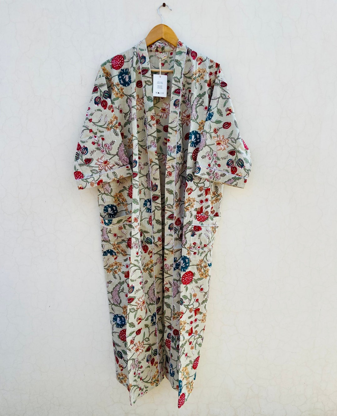 Floral Print Robes Bridesmaid Kimono Robe Floral Kimono - Etsy