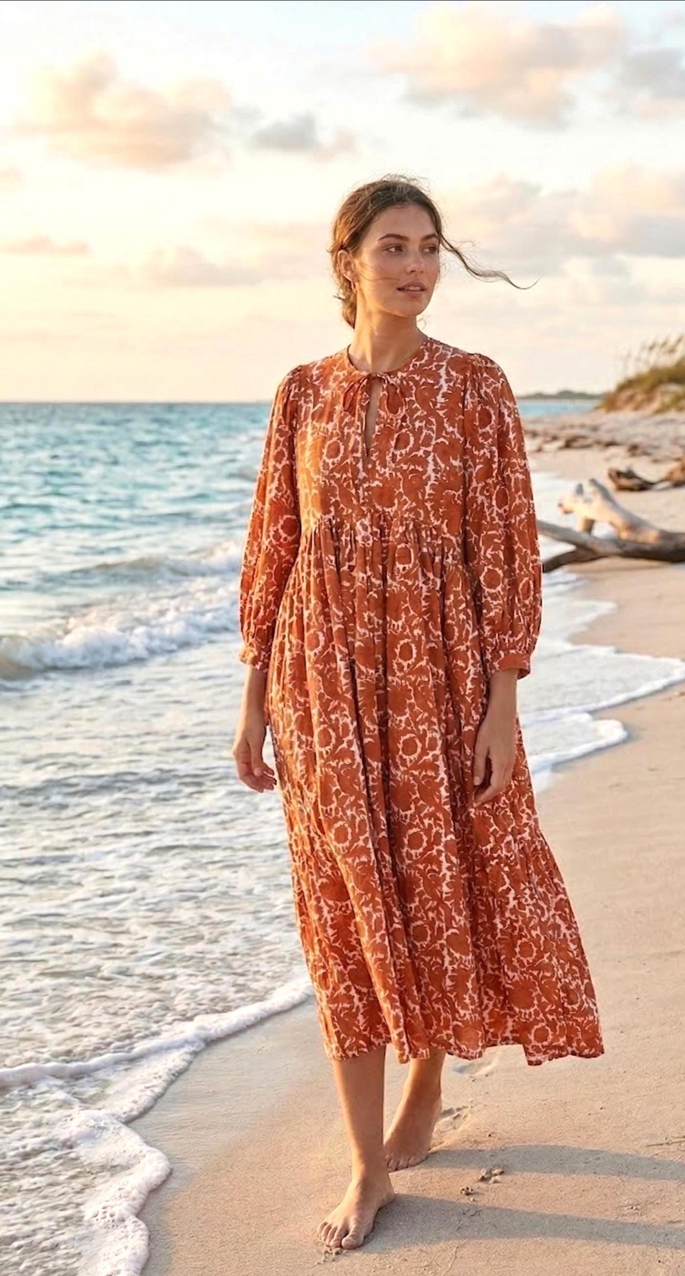 where to buy printed beach dresses CARDELA DRESS main image 0
