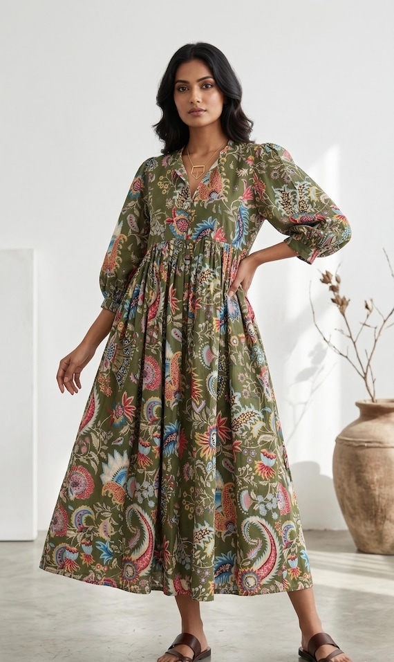 spring green midi dress HOUSE OF CB Sabrina Corset Fit & Flare Dress in Light Jade Floral at Nordstrom, Size X-Large D
