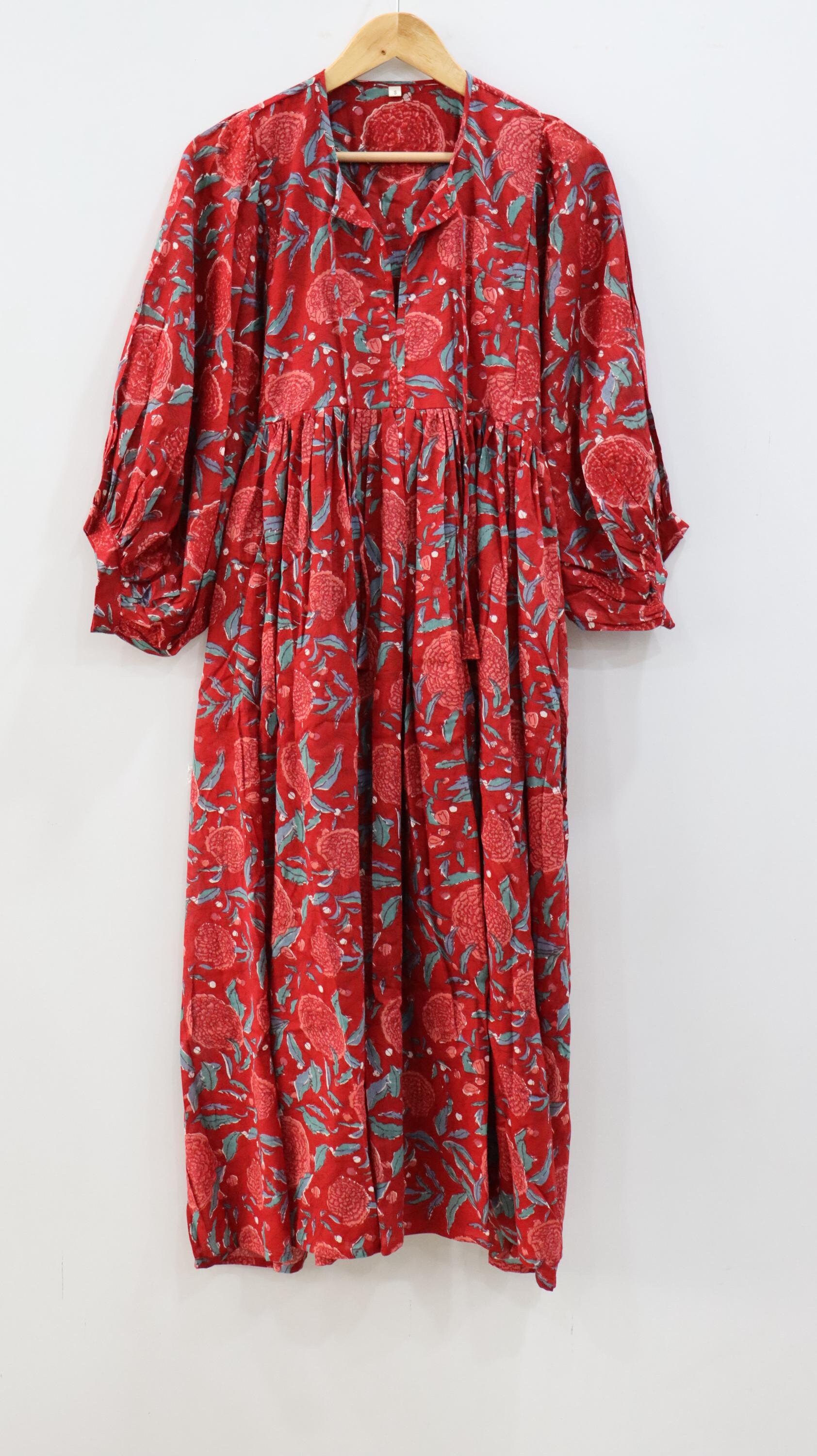 strapless open back dress Red Floral Print Flare Sleeve Maxi Dress | Dresses main image 0