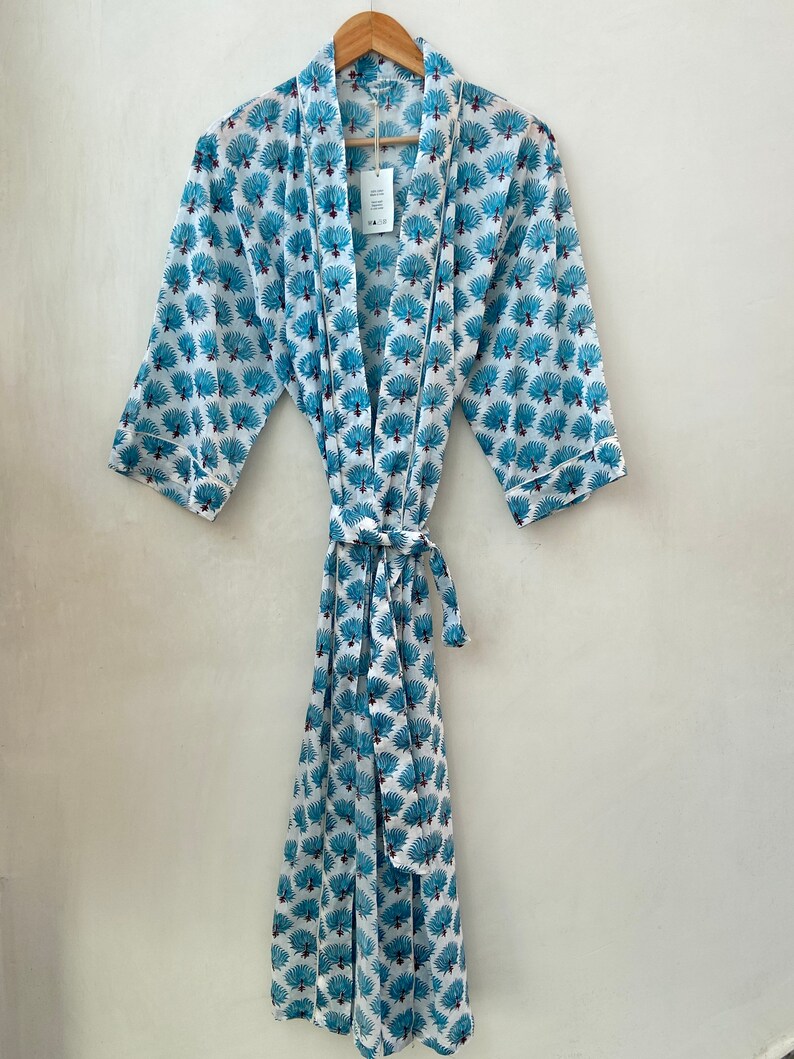 block print robes