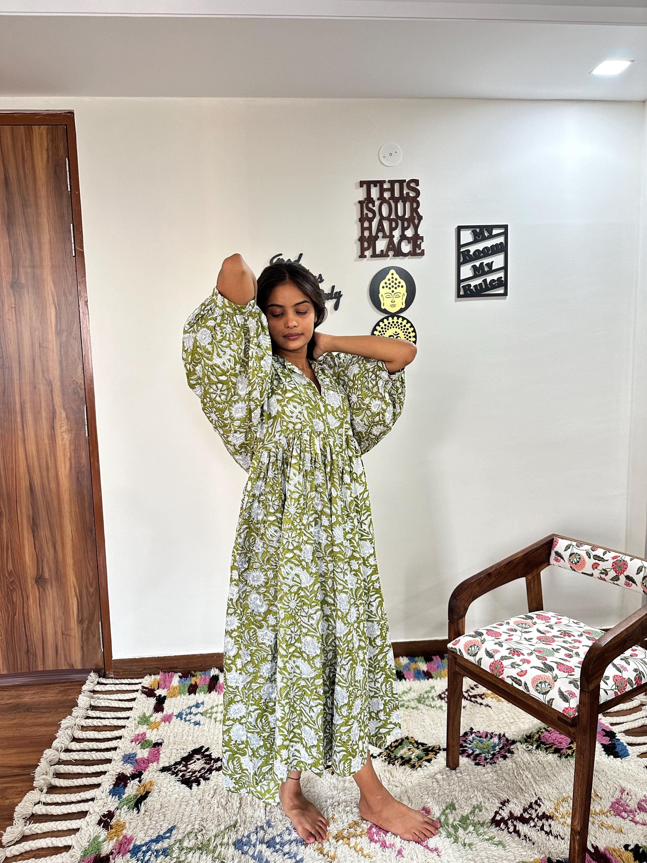 Daughters of India イエロー xs ロングワンピース Daughters of India