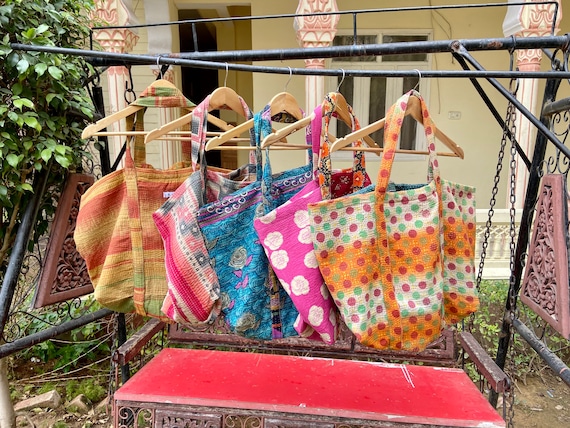 Kantha Market Bag Kantha Market Bag