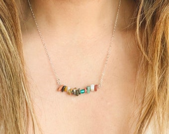 Tiny Multi-Crystal Necklace