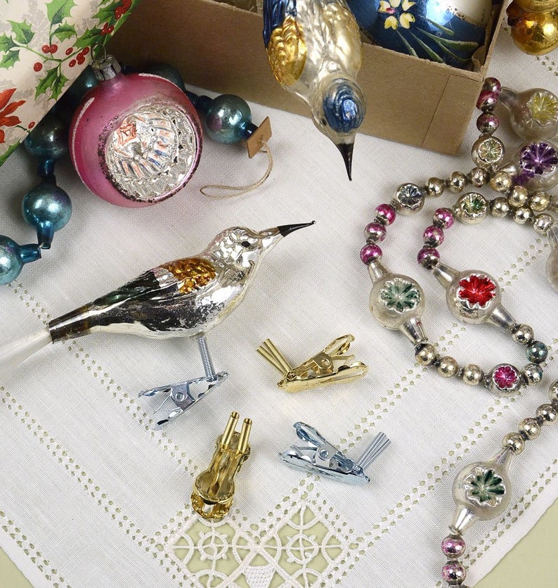 Bird Leg Ornament Clips Replacements for Glass Bird Christmas Etsy