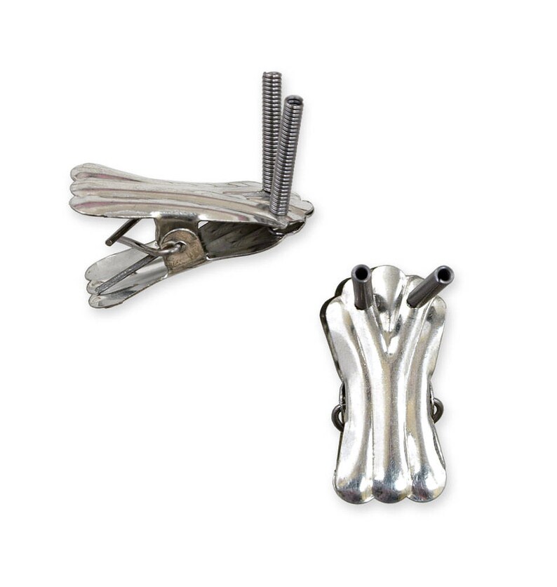 Bird Leg Spring Clips Metal ClipOn Holders for Glass Etsy