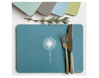 Dandelion Placemats - Set Of Four, Single, Made in the UK
