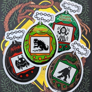 Monstagotchi - Cryptid Collection | die cut vinyl stickers