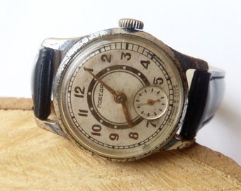 Vintage Soviet watch Pobeda . Mechanical watch. wrist watch Vintage Watch, USSR watch Pobeda.Soviet Watch