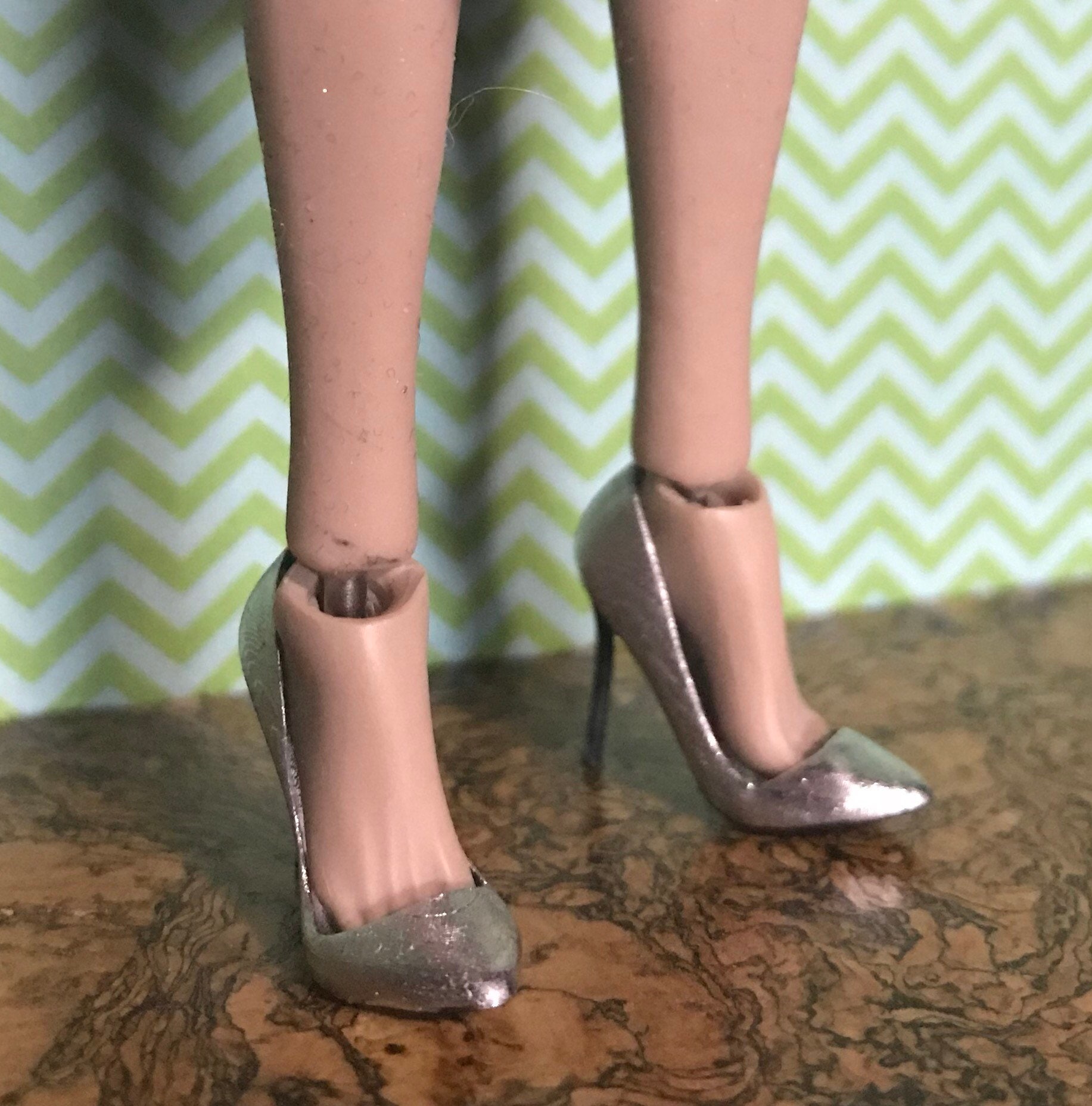 Miniature 1/12 scale shoesHigh heels pumps for dollhouse Etsy