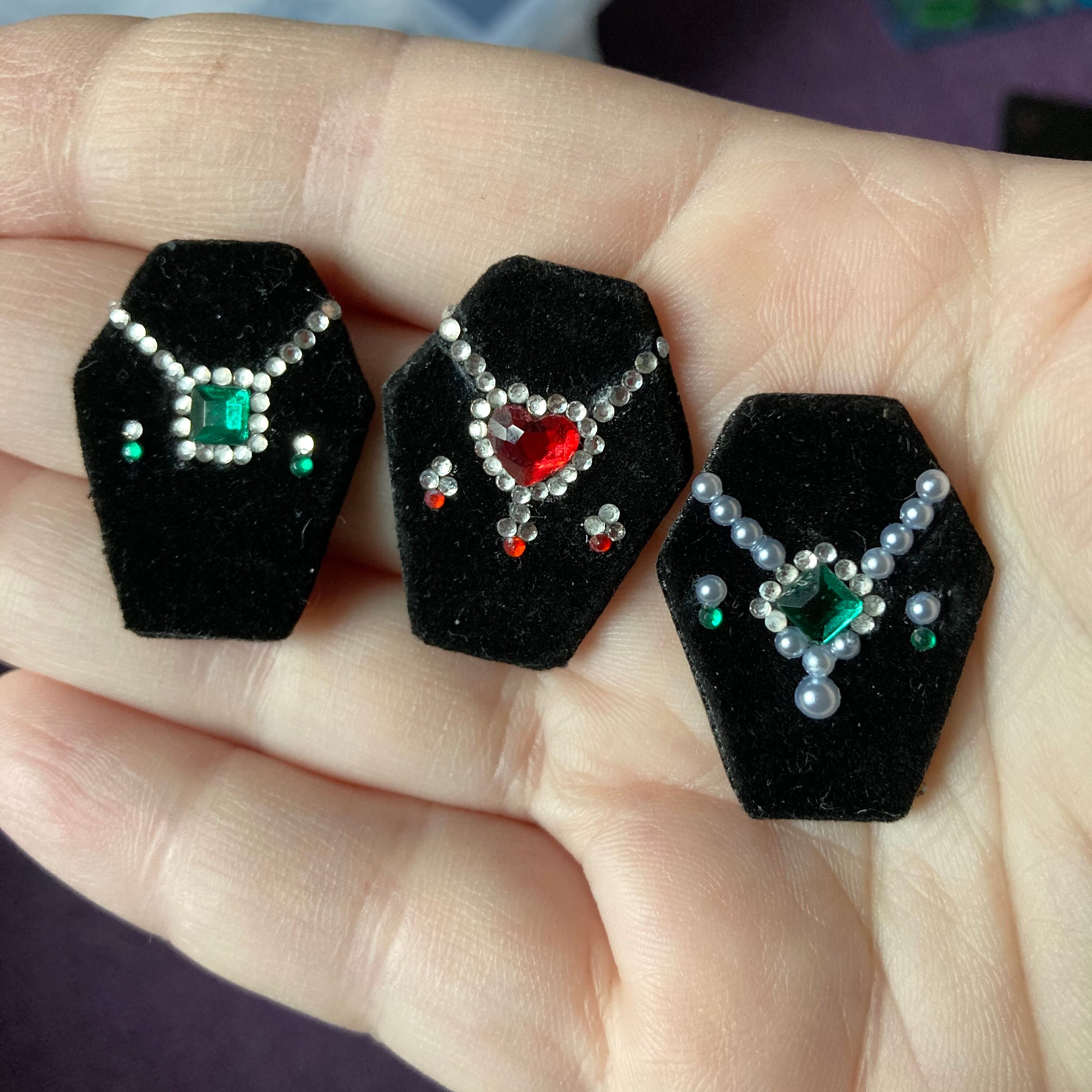 Miniature 1/12 scale necklaces jewelry for dollhouse OOAK Etsy