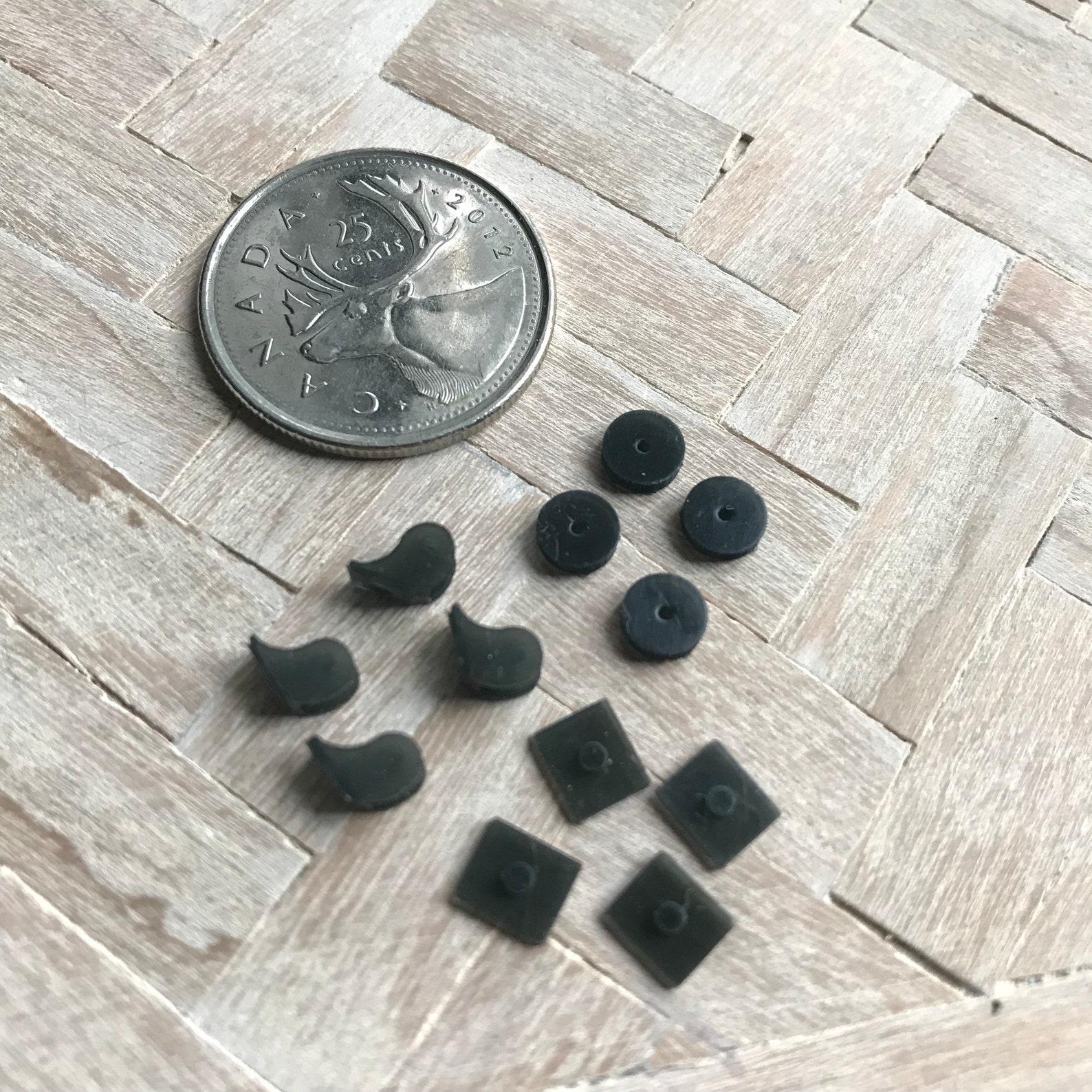 Miniature caster wheels 1/12 scale Etsy