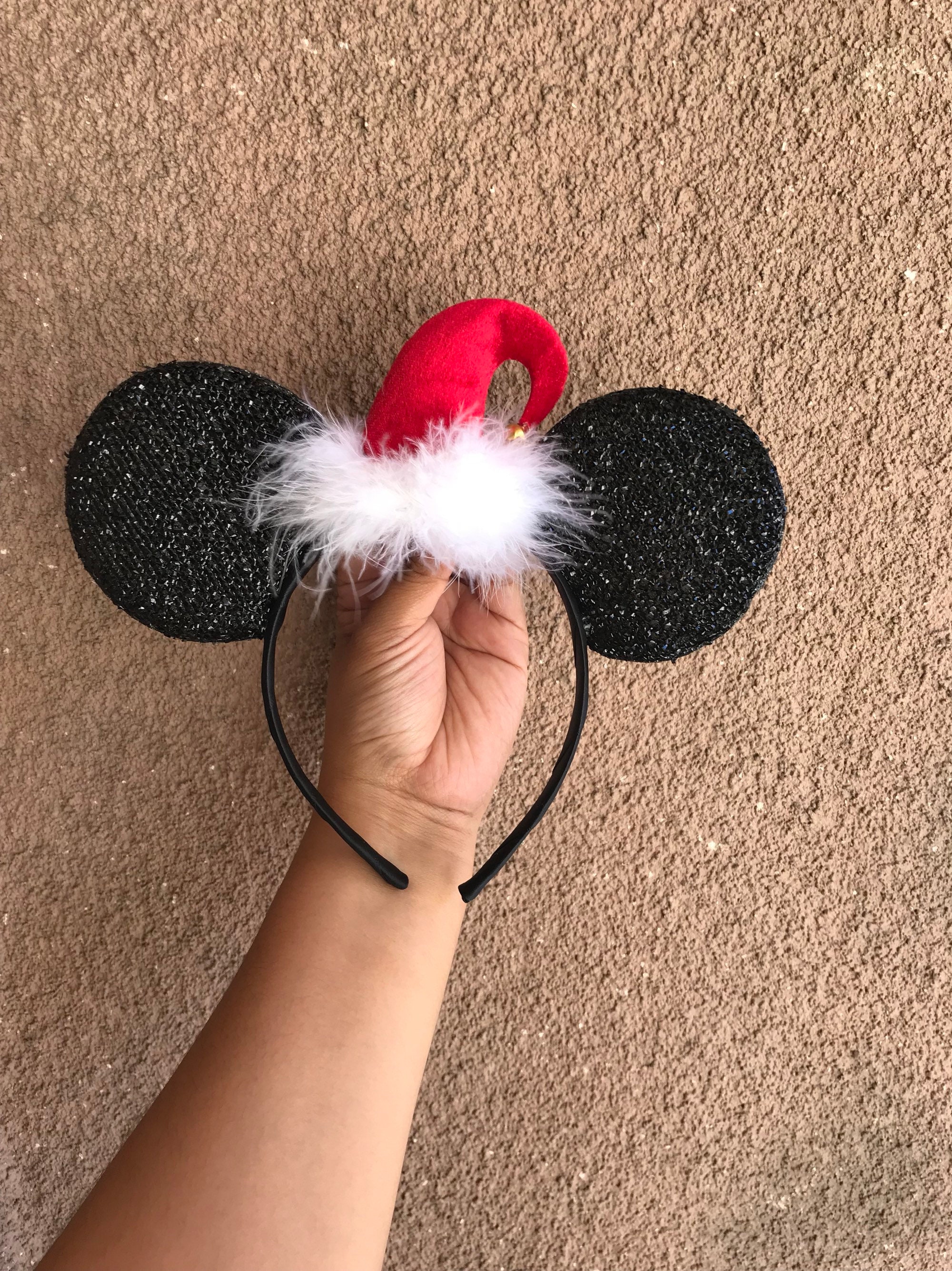 mickey ears santa hat