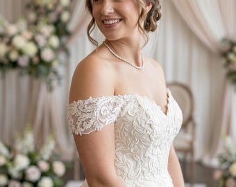 Benutzerdefinierte weg von der Schulter Braut Ärmeln # 5, abnehmbare Applikation Brautkleid Riemen, weg von der Schulter Hochzeit Kleid Riemen, Brautkleid Gurt