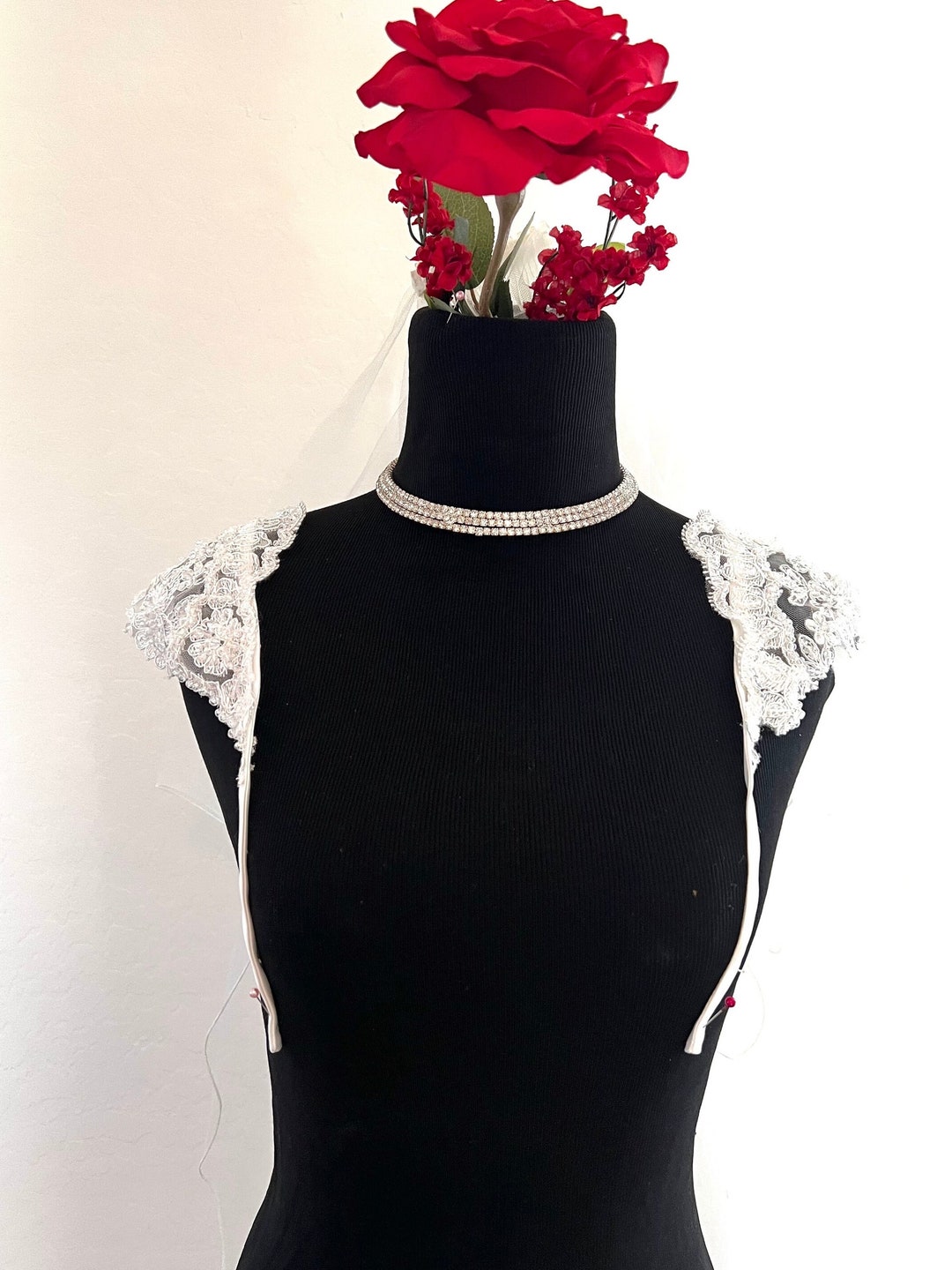 Beaded Lace Bridal Straps 169,wedding Dress Straps, Beaded Wedding