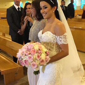Custom Bicep off Shoulder Bridal Sleeves #149,custom Wedding Dress ...