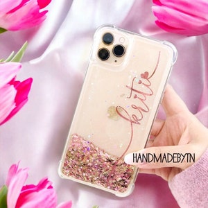 Rose iPhone 15 case iPhone 15 pro max iPhone 14 pro iPhone 13 case iPhone 14 case iPhone 14 pro max Samsung galaxy S24 ultra S23 ultra S22 MovingGlitter + Name