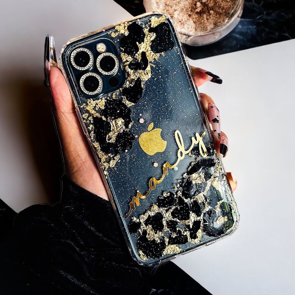 24K Gold Leopard iPhone 15 case iPhone 15 pro max iPhone 14 pro iPhone 13 case iPhone 14 case iPhone 14 pro max case Galaxy S24 ultra S23