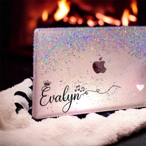 タイ発☆クールなglitterケースの名前が入れられるMacbook Glitter MacBook case - Etsy 日本
