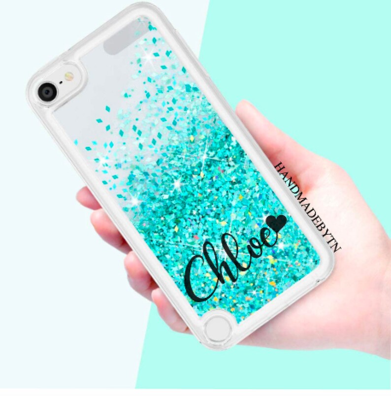 Teal Glitter iPod case Phone case iPod Touch 6 Case iPod Touch Etsy