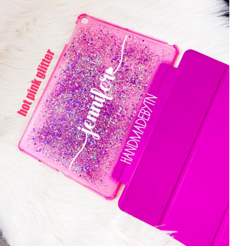Hot Pink Glitter iPad case iPad 10.2 Case iPad Pro 11 iPad Etsy