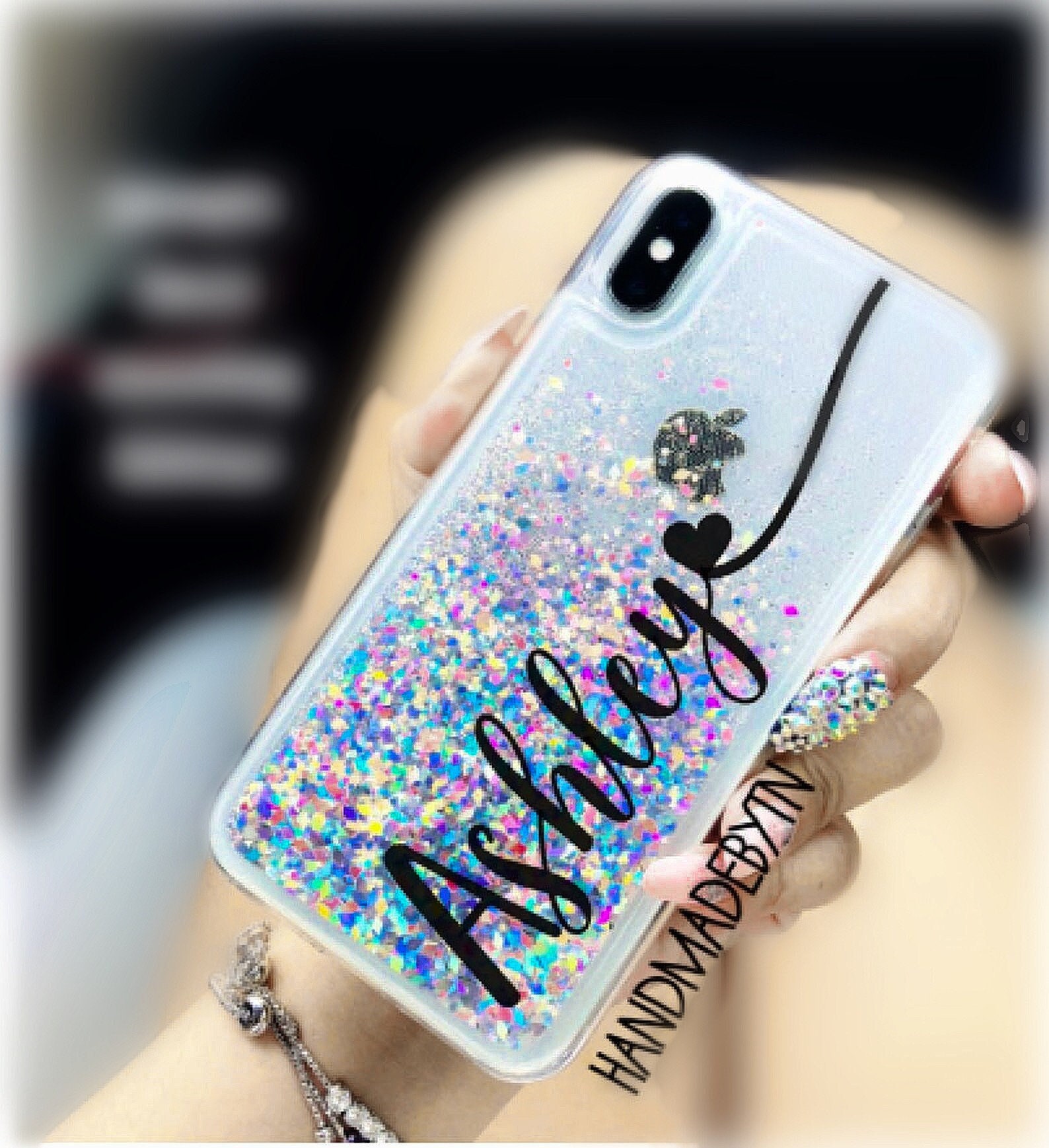  aowner Designed for iPhone 14 Plus Case Glitter Bling
