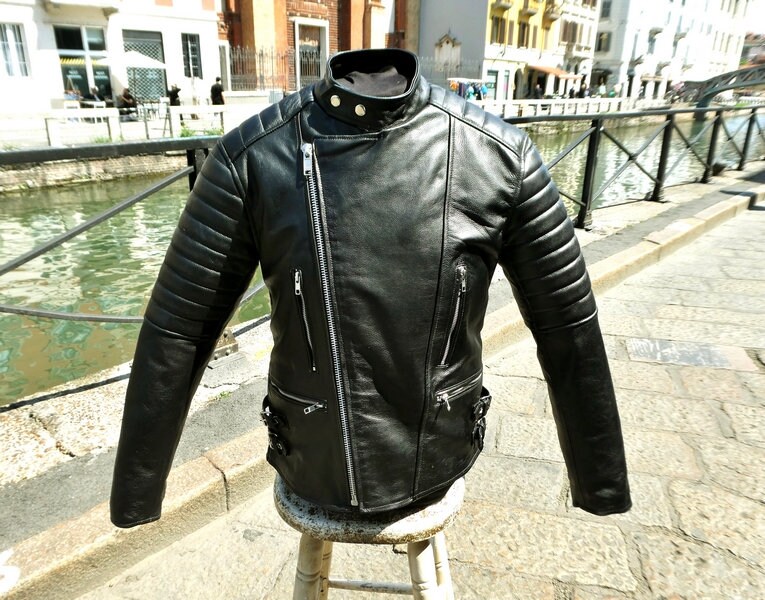 Milan Leather Jacket - Etsy Milan Leather Jacket - Etsy