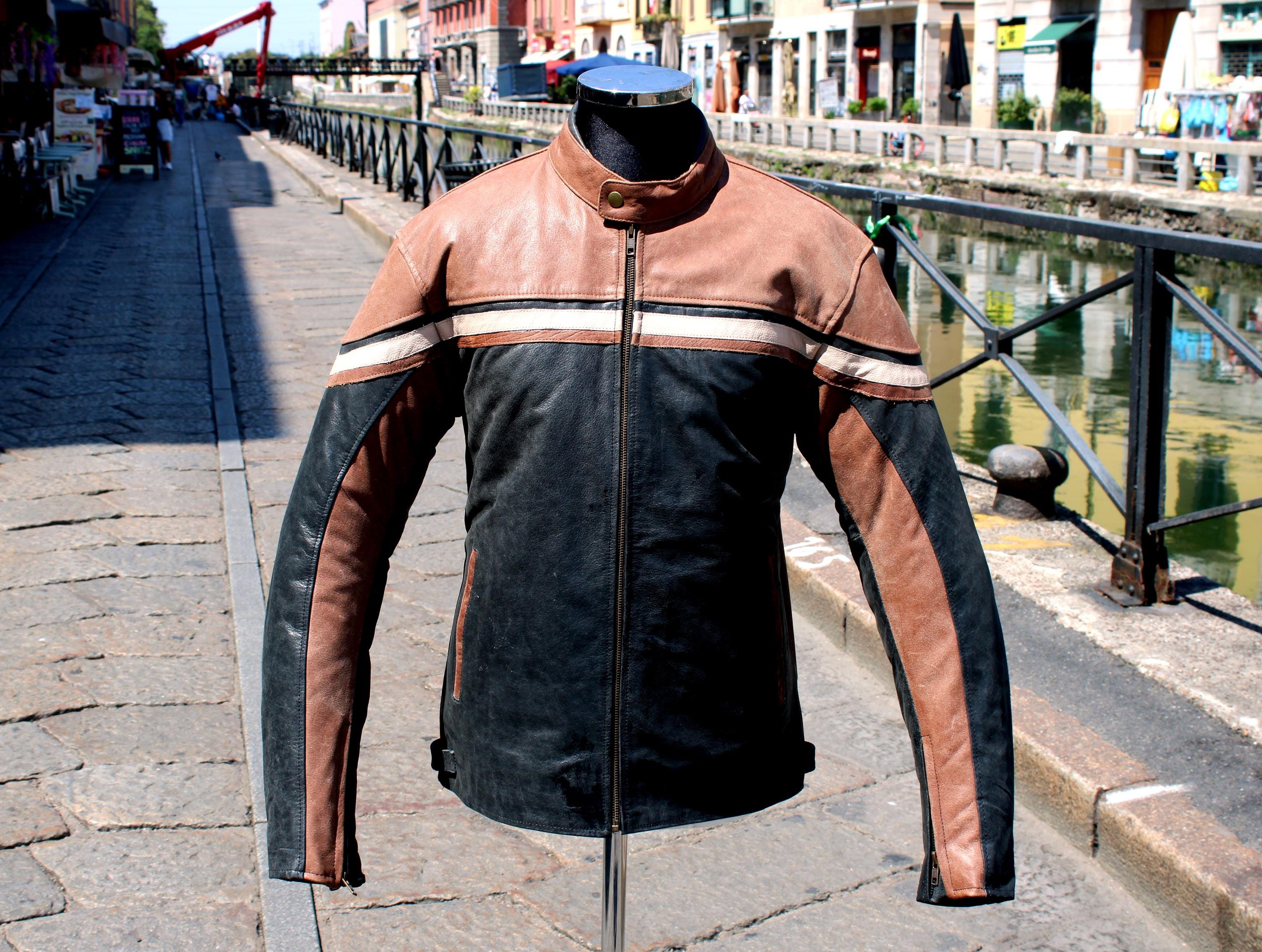Milan Leather Jacket - Etsy