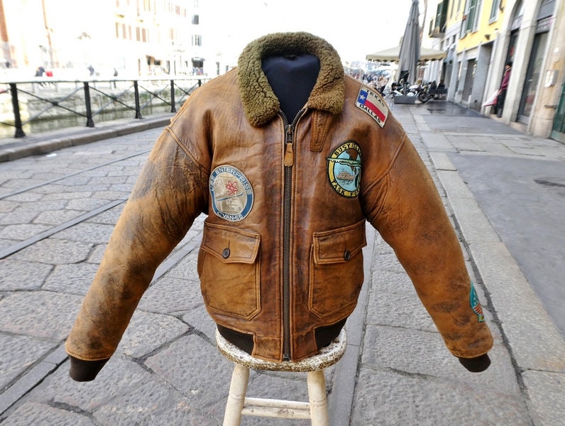 avirex jackets leather