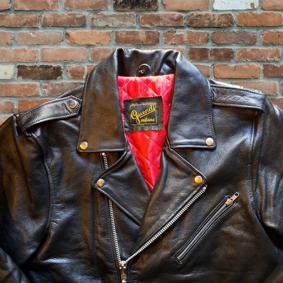Jacket Leather Jacket Metal Rock Motorcycle Marlon Brando Jacket Leather Jacket Metal Rock Motorcycle Marlon Brando