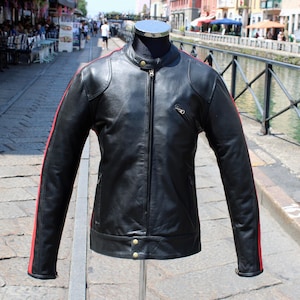Milan Leather Jacket - Etsy