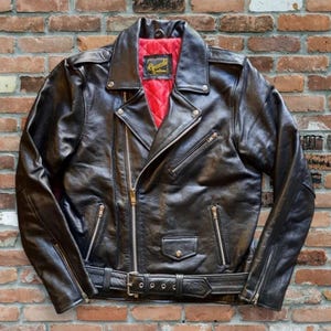 Blouson moto cuir métal rock Marlon Brando Guendj