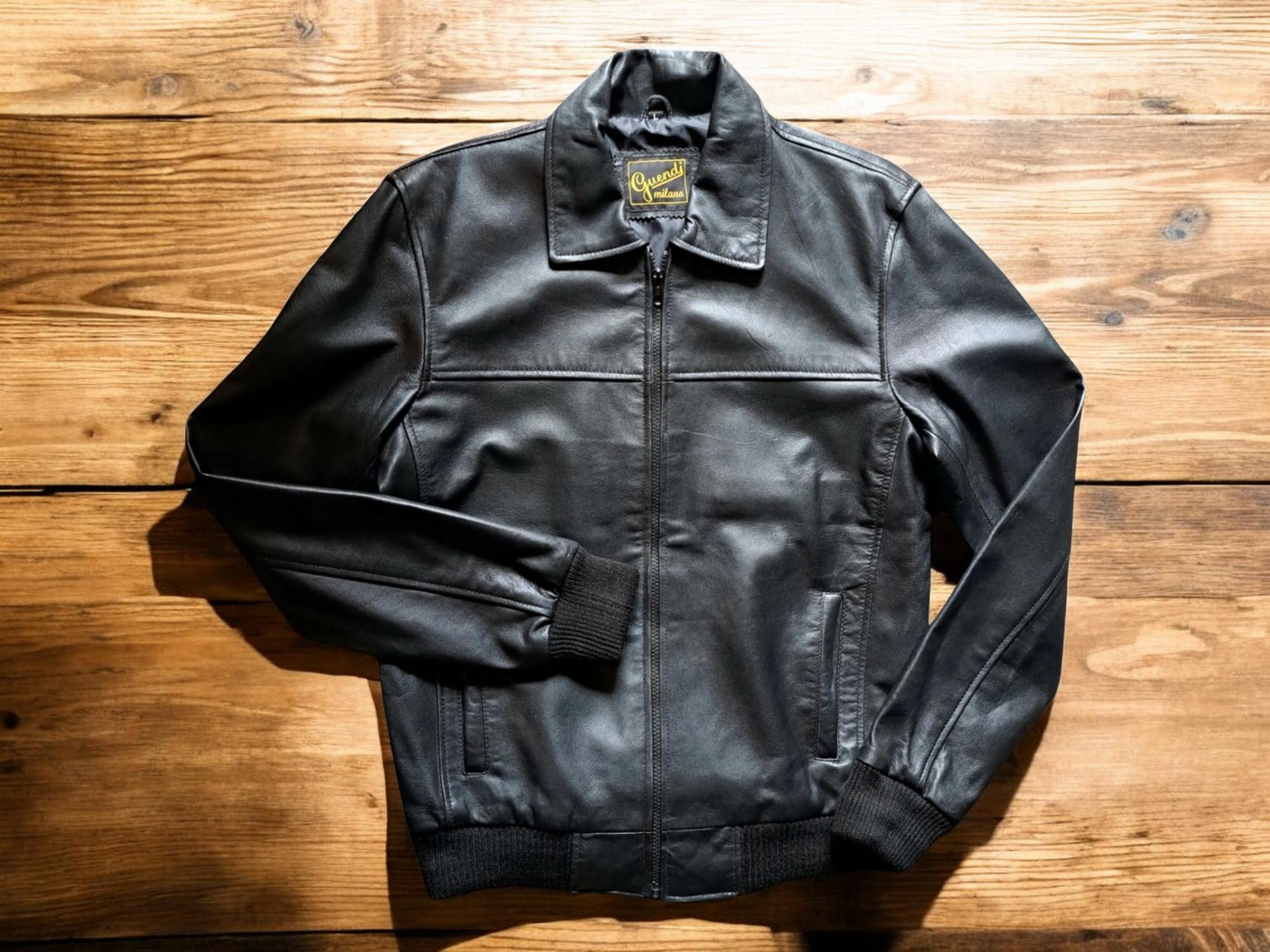 Milan Leather Jacket - Etsy Milan Leather Jacket - Etsy