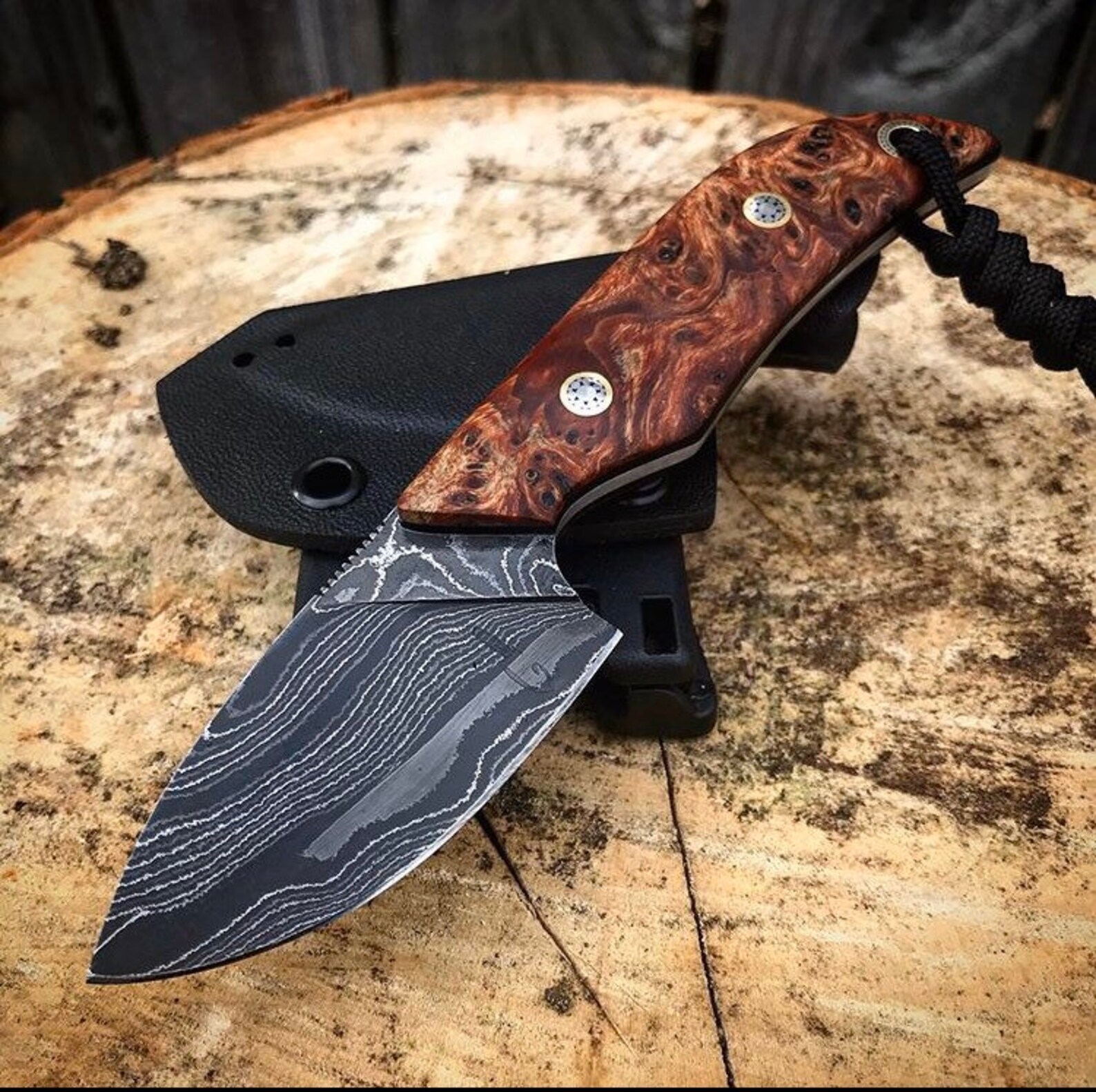 Mini Scout edc fixed blade hunting knife Etsy