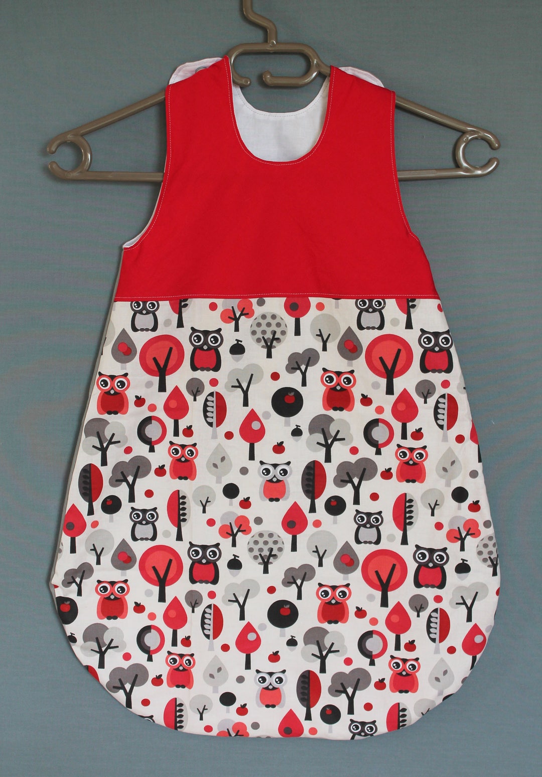 Baby Summer Sleeping Bag / Sleepsack 06 Month Red Grey Etsy
