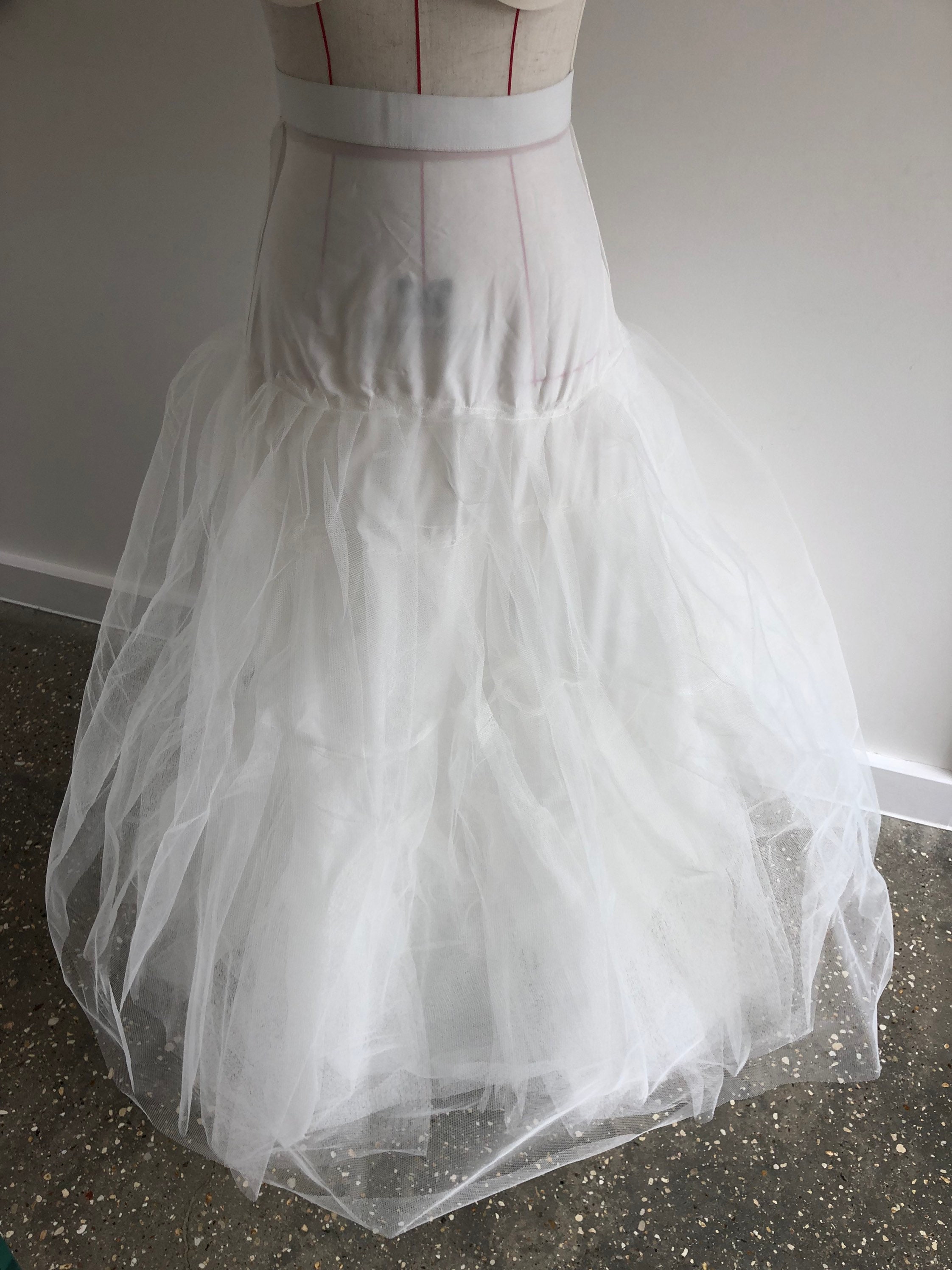 Wedding dress underskirt best sale sale