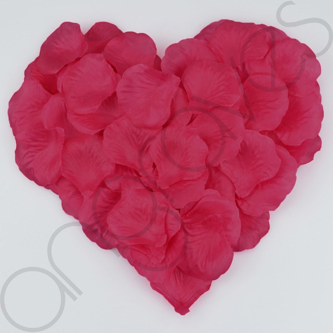 1000 Silk Rose Petal Flower Confetti Engagement Celebration Wedding ...