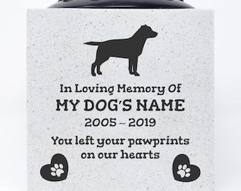 A6 Fox Head   Memorial Graveside Stake Funeral Mum Nan Dad Friend Pets 