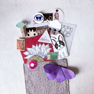 Kit di cancelleria orientale, carta indesiderata, posta ordinaria, bullet journal, kit per scrapbooking, journaling, creazione di biglietti