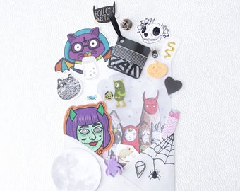 Kit Papelería Halloween | Snail mail | Scrapbooking | bullet journal | Stationery