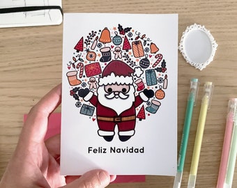 Tarjeta Feliz de Navidad