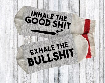 Funny Socks Novelty Stoner Gift Idea Weed Smoker Pothead If You Can Read This