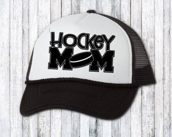 Funny hat mom gift idea mom birthday hat funny mom hat Hockey mom gift birthday gift for hockey mom custom hat trucker hat