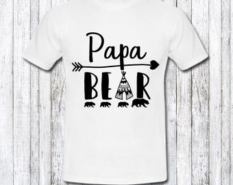 bear family shirts - baby bear shirt - brother bear shirt - sister bear shirt - mama bear shirt - papa bear shirt - family shirt set