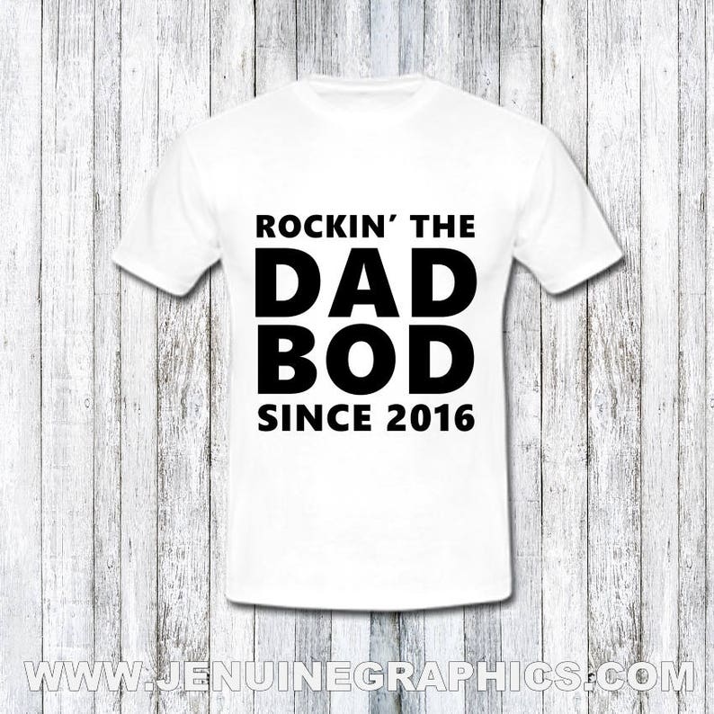 Fathers day gift idea dad bod shirt first fathers day Etsy