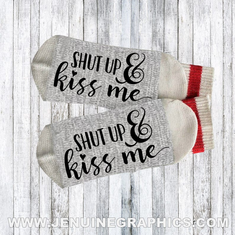 Funny socks Words on socks Novelty Socks if you can read this socks text on socks custom socks funny gift idea