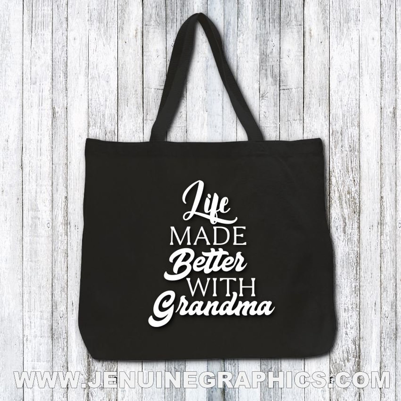 Grandma gift idea Funny tote bag gift for grandmother Etsy