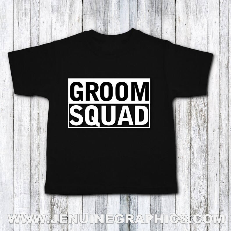 Groom Squad wedding shirt ring boy gift idea yound groomsmen Etsy