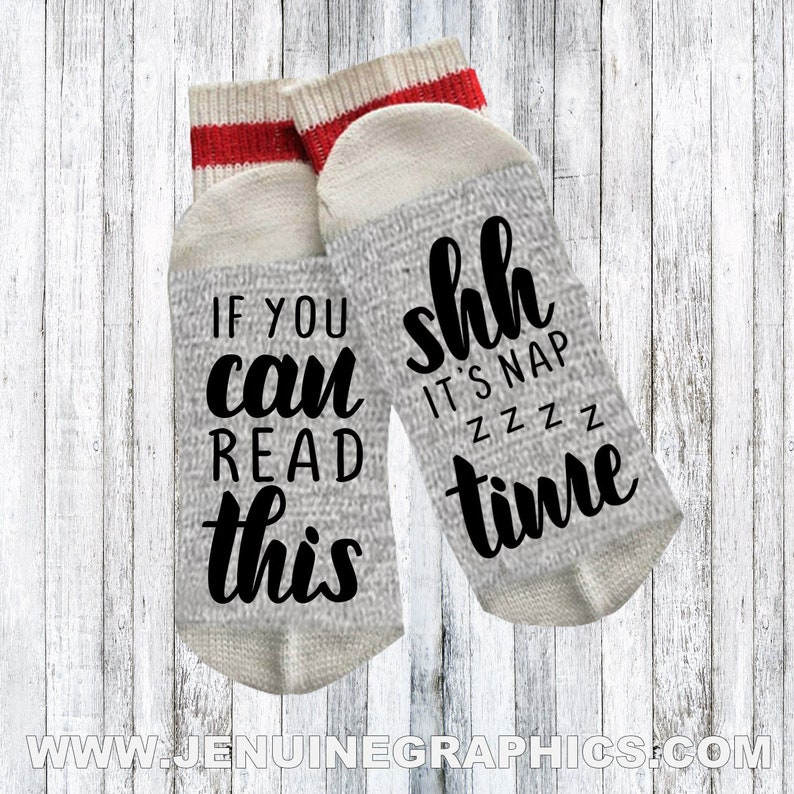 Funny Socks Novelty Socks Words on Socks Funny Gift Idea Etsy